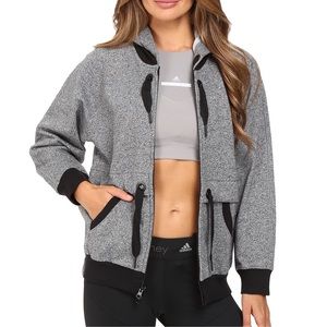 Adidas Stella McCartney Grey & Black Essentials Zip Up Hoodie 🖤🔥